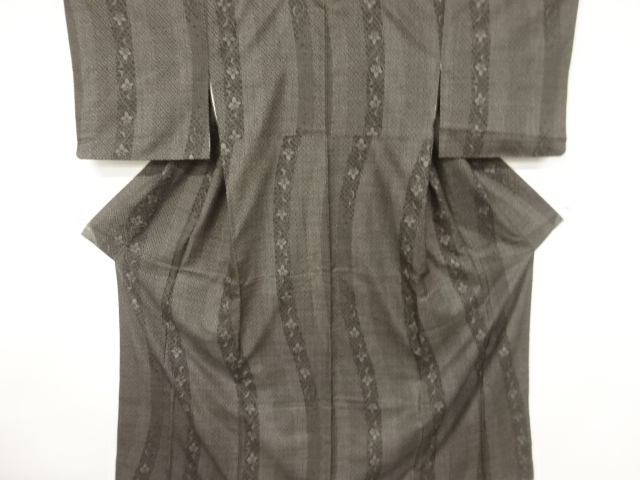 JAPANESE KIMONO / DORO OSHIMA TSUMUGI (7 maruki)